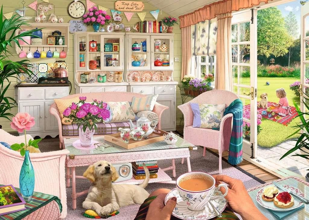 Ravensburger My Haven No9 The Tea House 1000 Piece Jigsaw for Ages 14 
