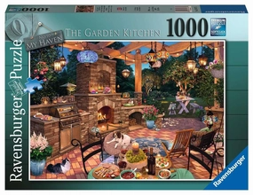 Ravensburger My Haven No.10 The Garden Kitchen 1000 PC Jigsaw Ages 14 