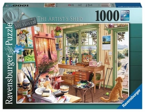 Ravensburger My Haven No.11 Artists Shed 1000 Piece Jigsaw for Age 14 
