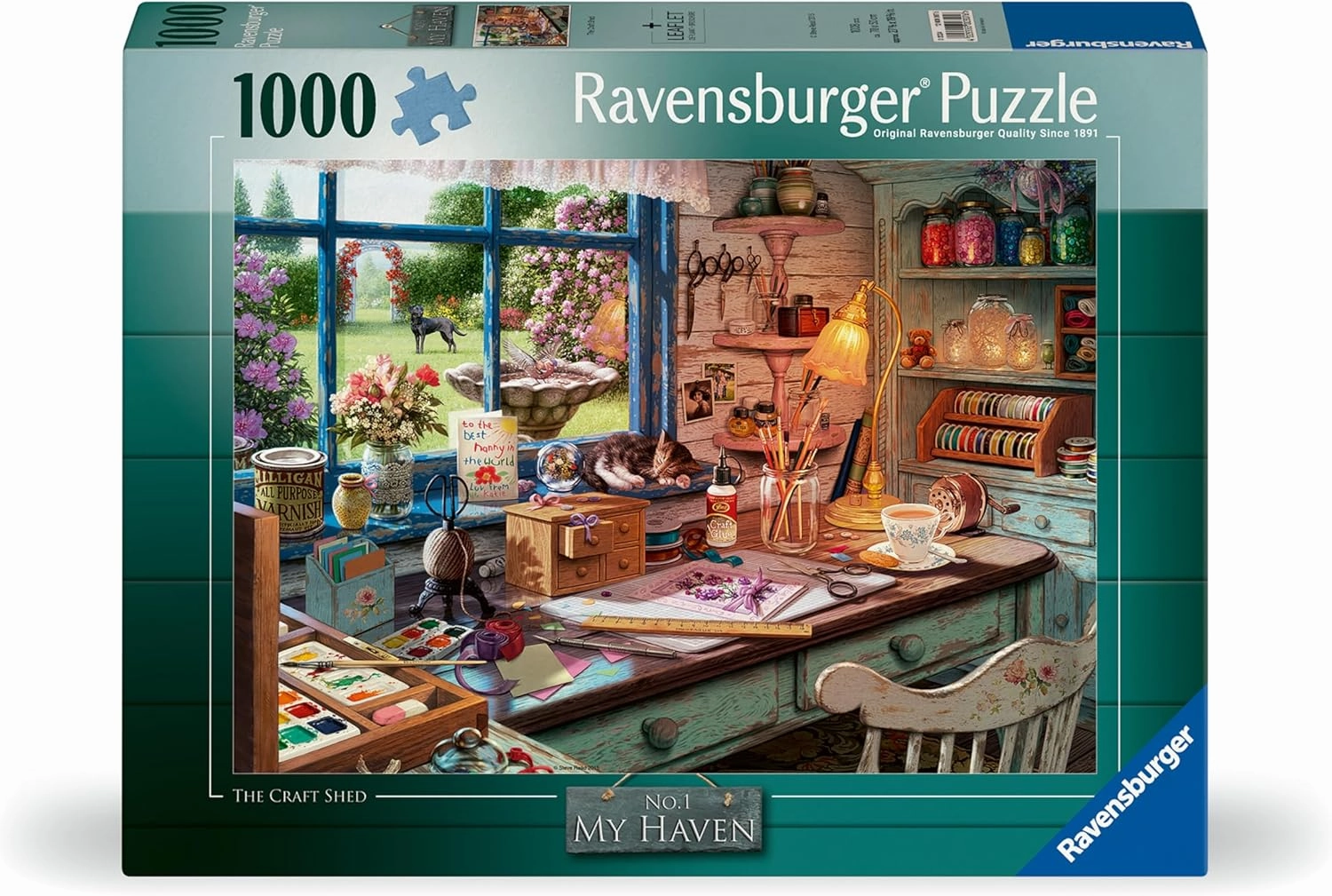 Ravensburger My Haven No.1 The Craft Shed 1000 PC Jigsaw for Ages 14 