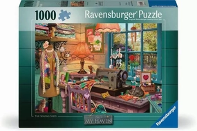 Ravensburger My Haven No.4 The Sewing Shed 1000 PC Jigsaw for Ages 14 