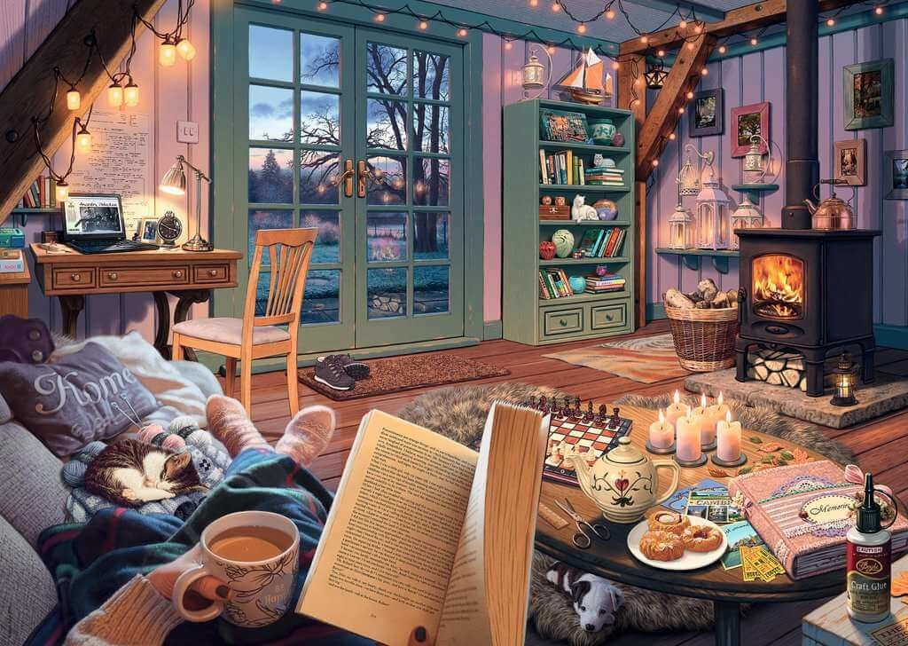 Ravensburger My Haven No. 6 The Cosy Shed 1000 Piece Jigsaw Ages 14 