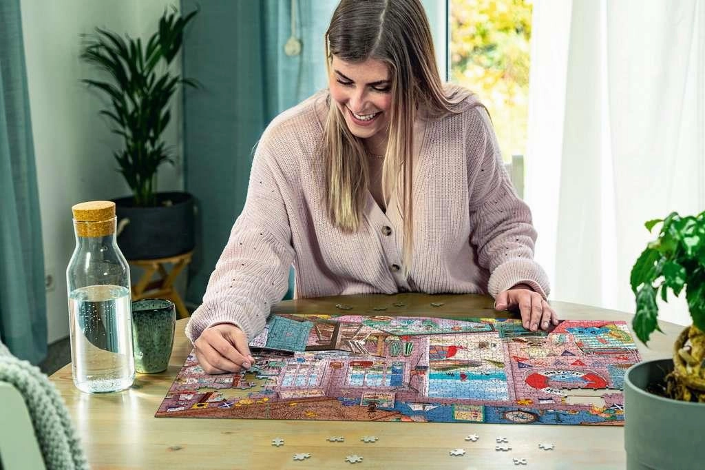 Ravensburger My Haven No.7 The Beach Hut 1000 Piece Jigsaw for Age 14 