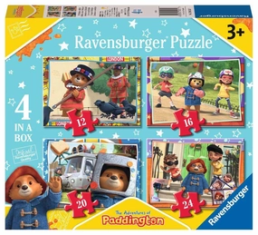 Ravensburger Paddington 4 in a Box Jigsaw Puzzles for Ages 3 and Up