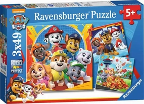 Ravensburger Paw Patrol 3 x 49 Piece Jigsaw Puzzles for Ages 5 and Up
