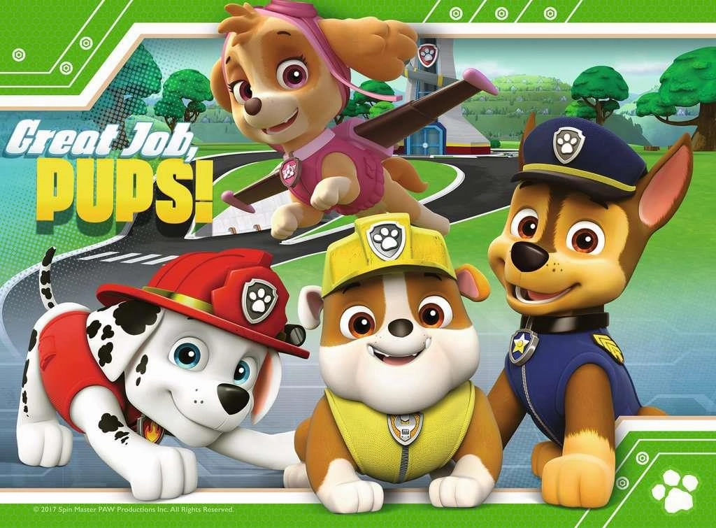 Ravensburger Paw Patrol 4 In A Box Jigsaw Puzzles for Ages 3 and Up