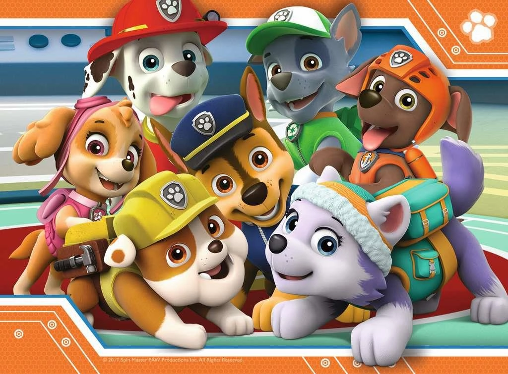 Ravensburger Paw Patrol 4 In A Box Jigsaw Puzzles for Ages 3 and Up