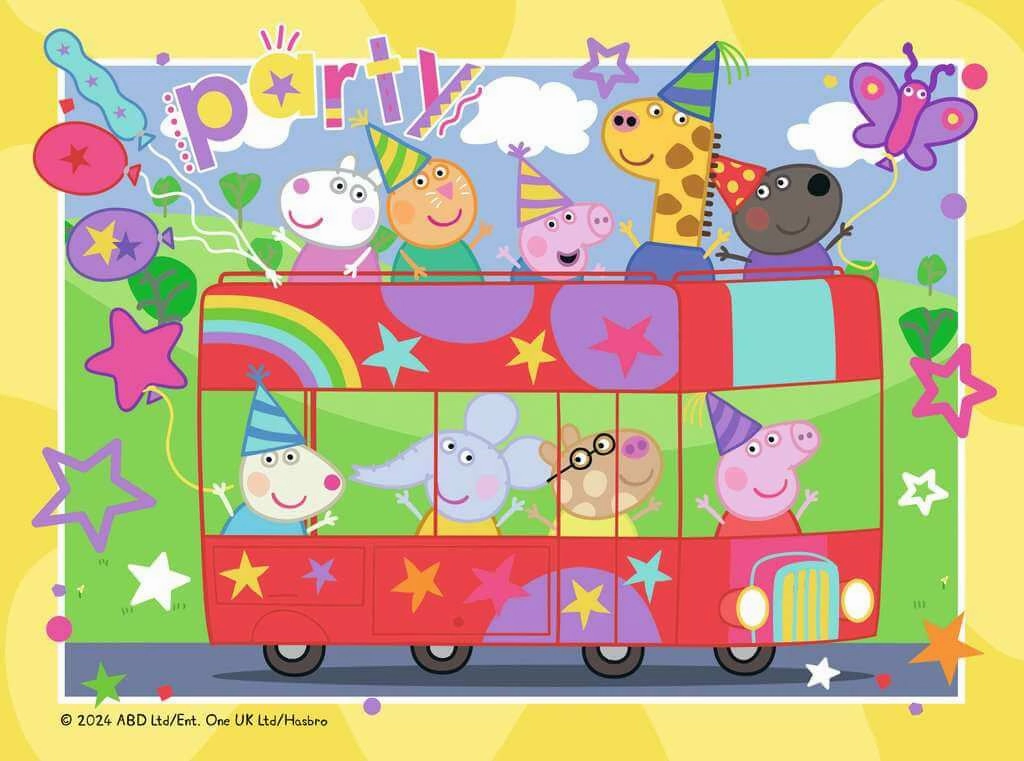 Ravensburger Peppa Pig 4 in a Box Jigsaw Puzzles for Ages 3 and Up