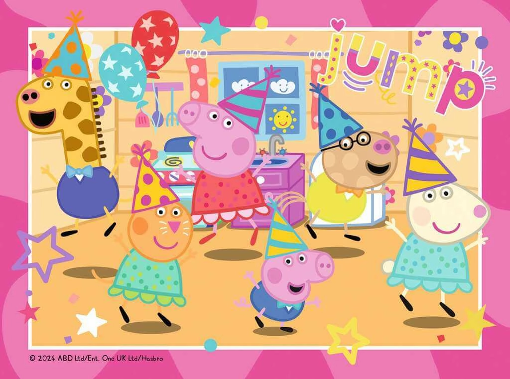 Ravensburger Peppa Pig 4 in a Box Jigsaw Puzzles for Ages 3 and Up