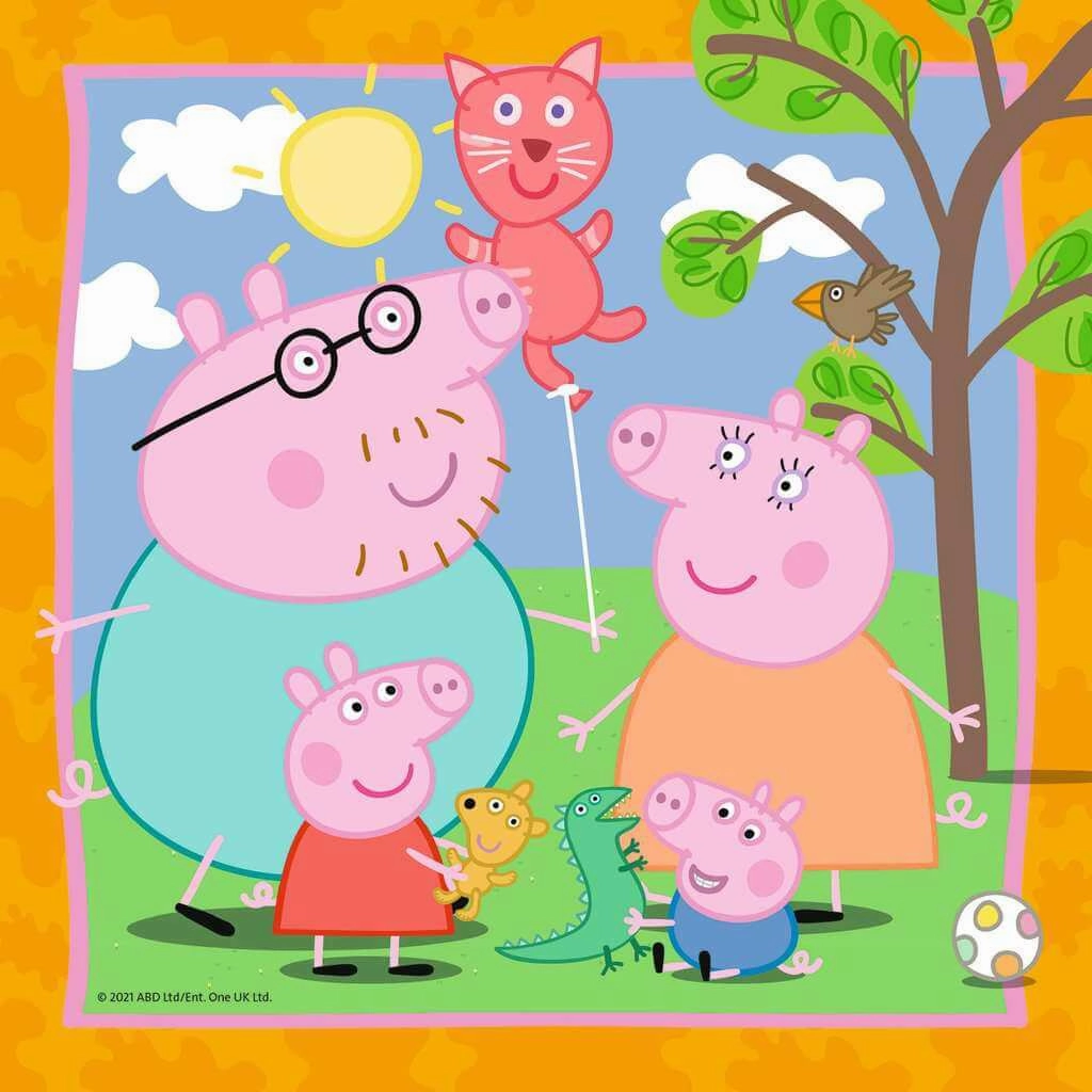 Ravensburger Peppa's Family & Friends 3x49 Piece Jigsaws for Ages 5 