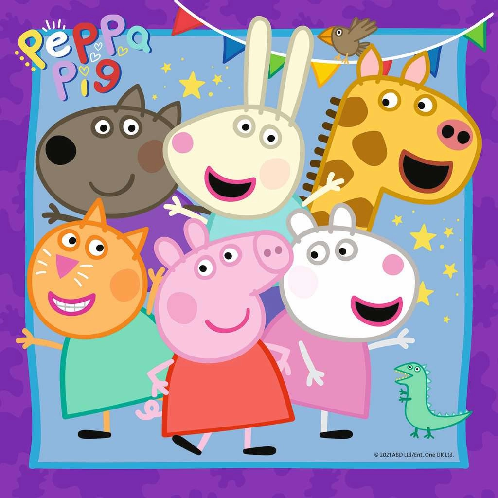 Ravensburger Peppa's Family & Friends 3x49 Piece Jigsaws for Ages 5 