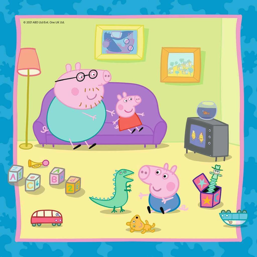 Ravensburger Peppa's Family & Friends 3x49 Piece Jigsaws for Ages 5 