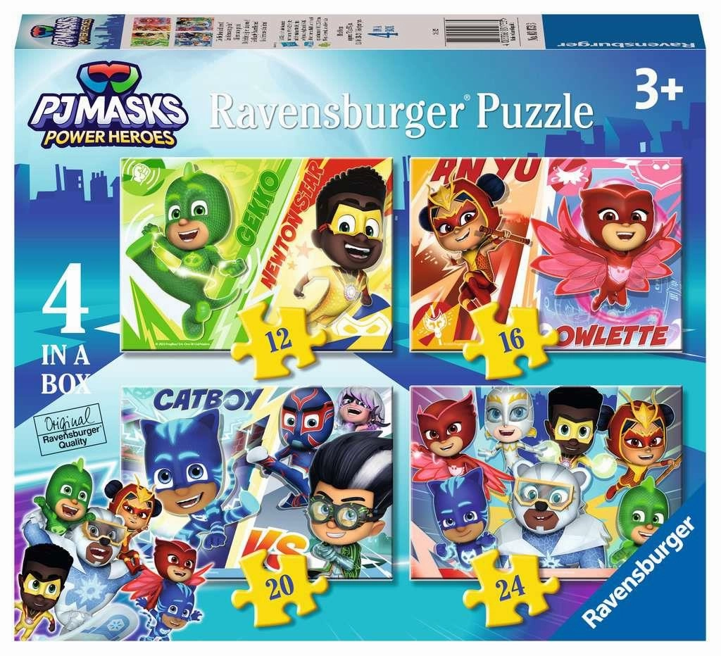 Ravensburger PJ Masks 4 in a Box Jigsaw Puzzles for Ages 3 and Up