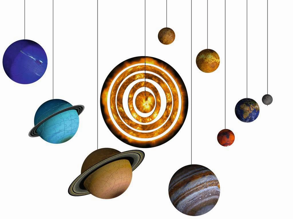 Ravensburger Planetary Solar System 540 PC 3D Globe Jigsaw for Ages 6 