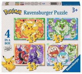 Ravensburger Pokemon 4 in a Box Jigsaw Puzzles for Ages 3 and Up