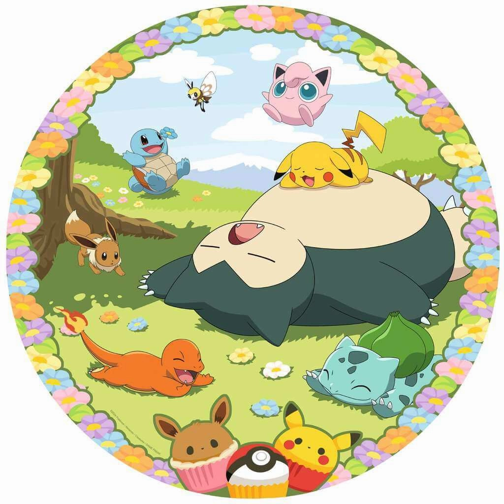 Ravensburger Pokmon 500 Piece Circular Jigsaw Puzzle for Ages 12 and Up