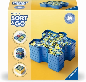 Ravensburger Puzzle Sort & Go! Puzzle Sorting Trays for Ages 14 and Up