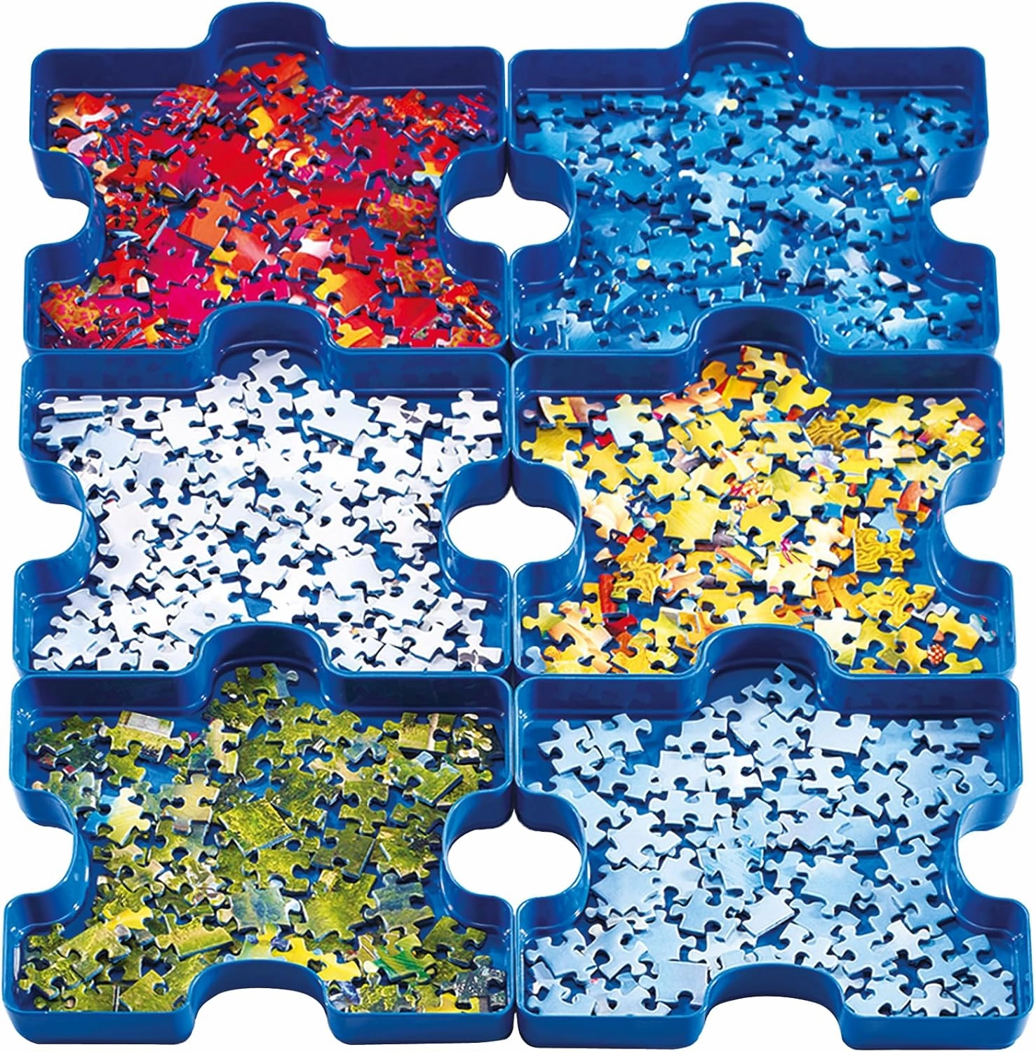 Ravensburger Puzzle Sort & Go! Puzzle Sorting Trays for Ages 14 and Up