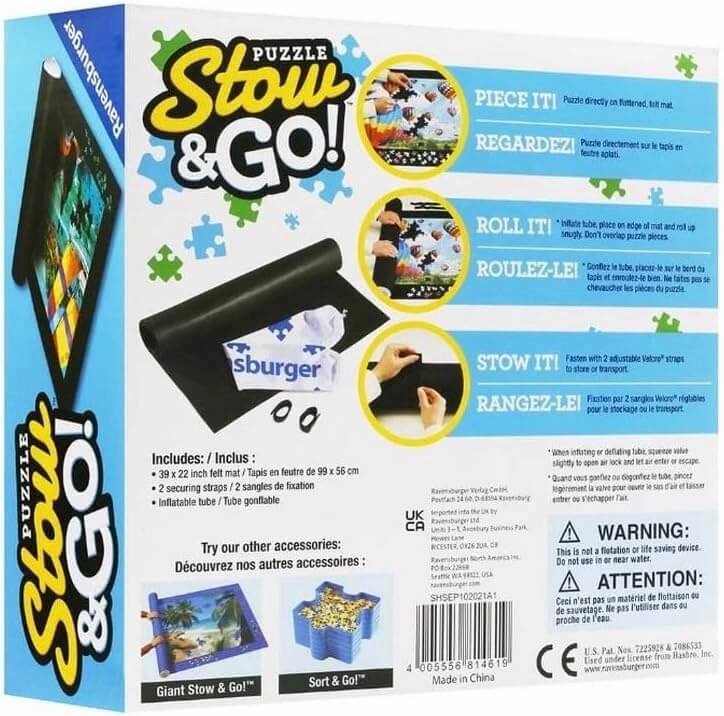 Ravensburger Puzzle Stow & Go Jigsaw Storage Mat (1000 PC) for Age 14 