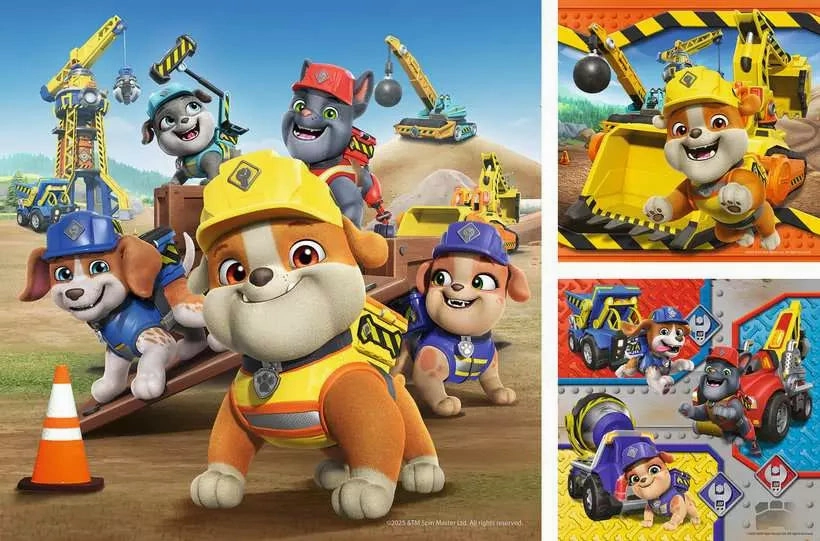 Ravensburger Rubble & Crew 3 x 49 Piece Jigsaw Puzzles for Ages 5 & Up
