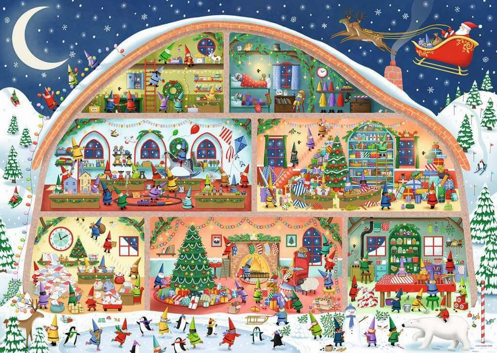 Ravensburger Santas Workshop 1000 Piece Jigsaw Puzzle for Ages 14 