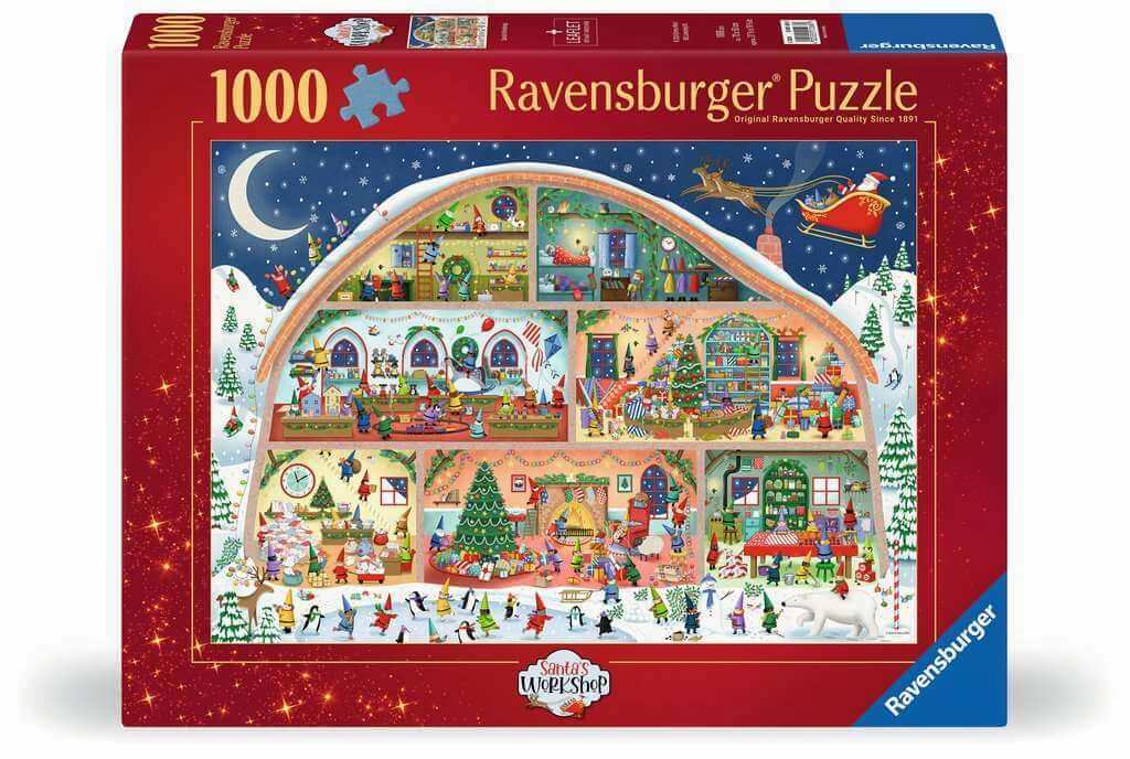 Ravensburger Santas Workshop 1000 Piece Jigsaw Puzzle for Ages 14 