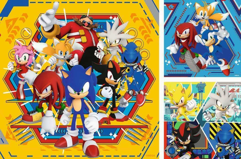 Ravensburger Sonic The Hedgehog 3x49 Piece Jigsaw Puzzles for Ages 5 