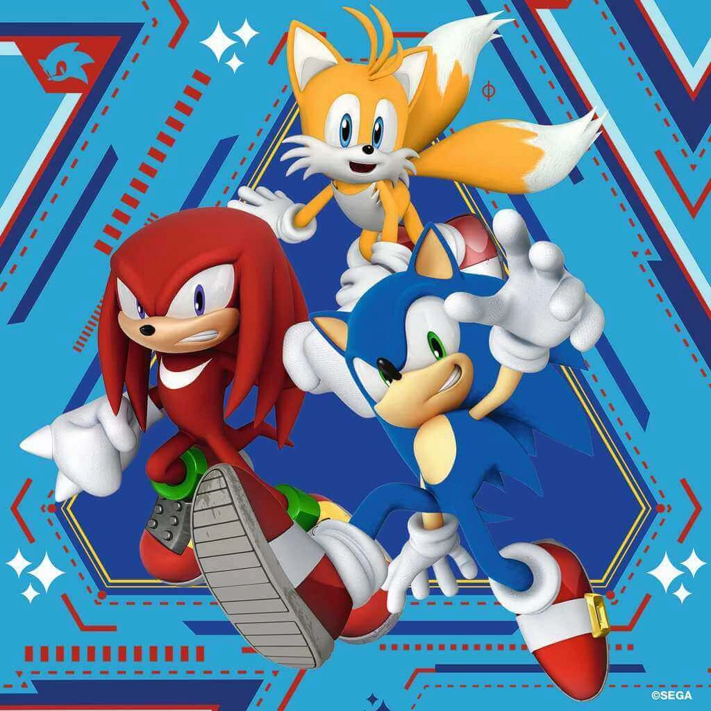 Ravensburger Sonic The Hedgehog 3x49 Piece Jigsaw Puzzles for Ages 5 