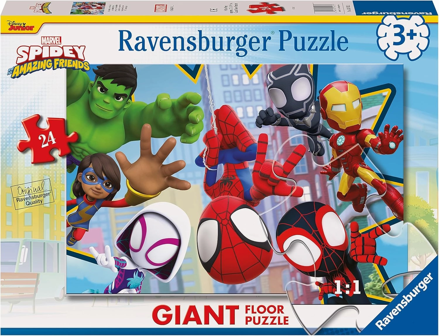 Ravensburger Spidey & Amazing Friends 24 PC Giant Floor Puzzle Ages 3 