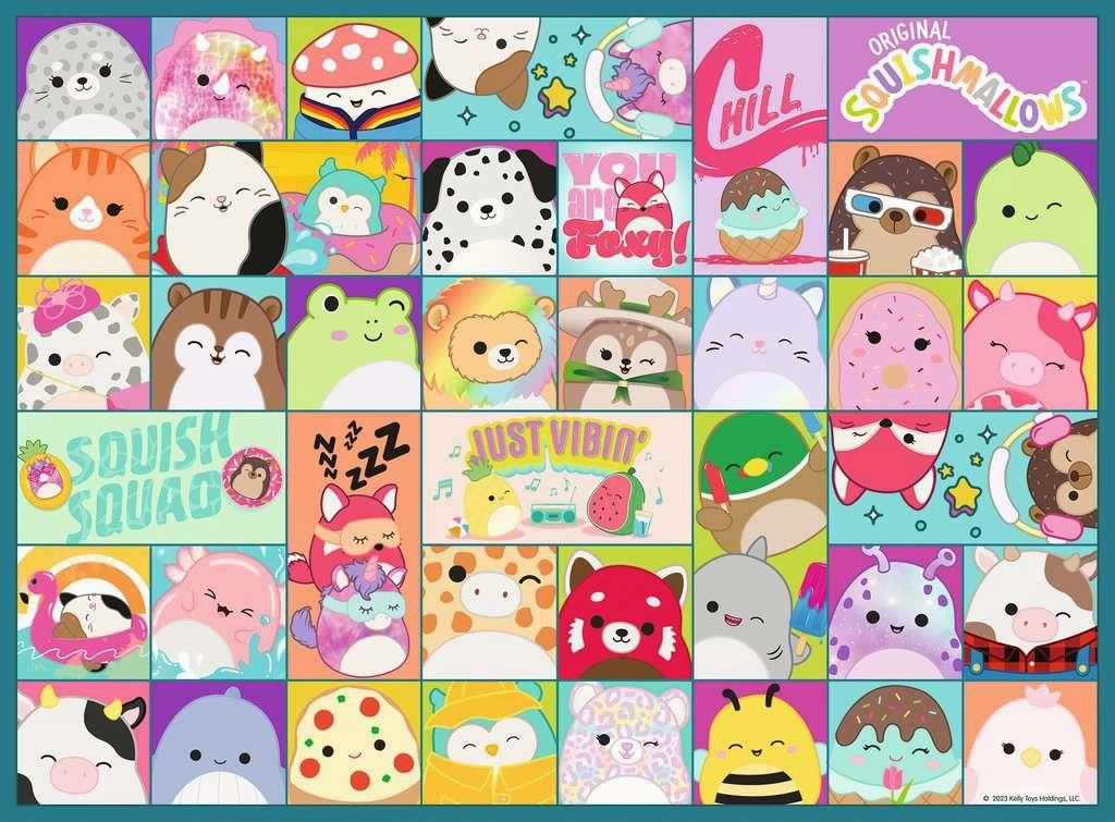 Ravensburger Squishmallows XXL 100 Piece Jigsaw Puzzle for Ages 6 & Up