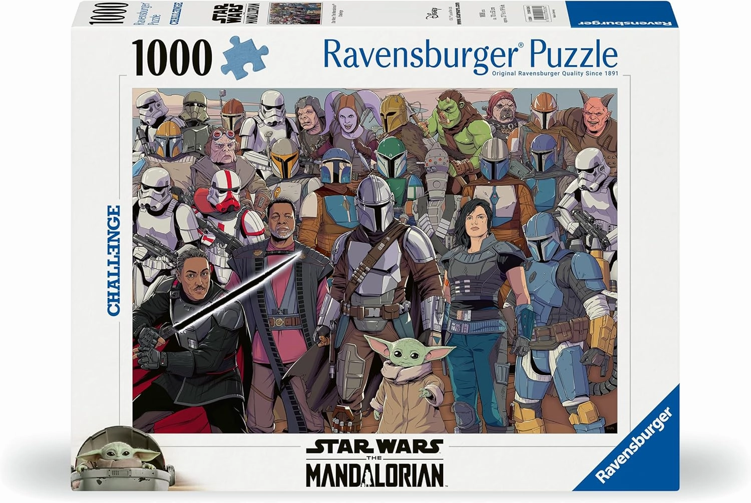 Ravensburger Star Wars The Mandalorian Challenge 1000PC Jigsaw Age 14 