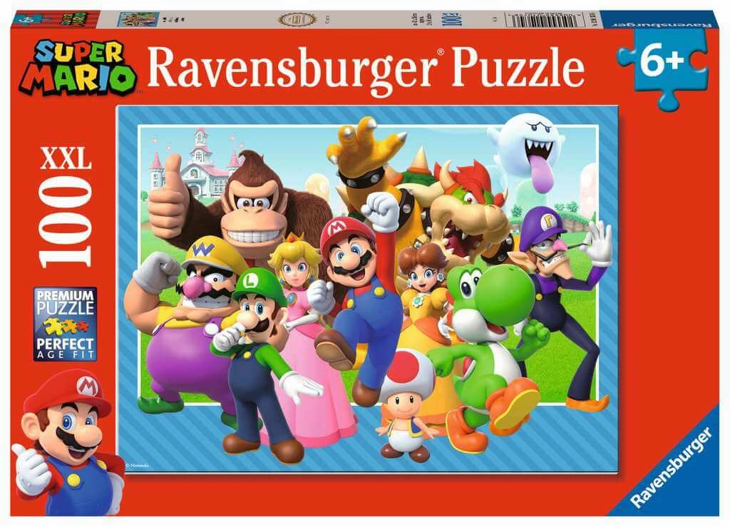 Ravensburger Super Mario Let's-a-go! 100 XXL Jigsaw Puzzle for Ages 6 