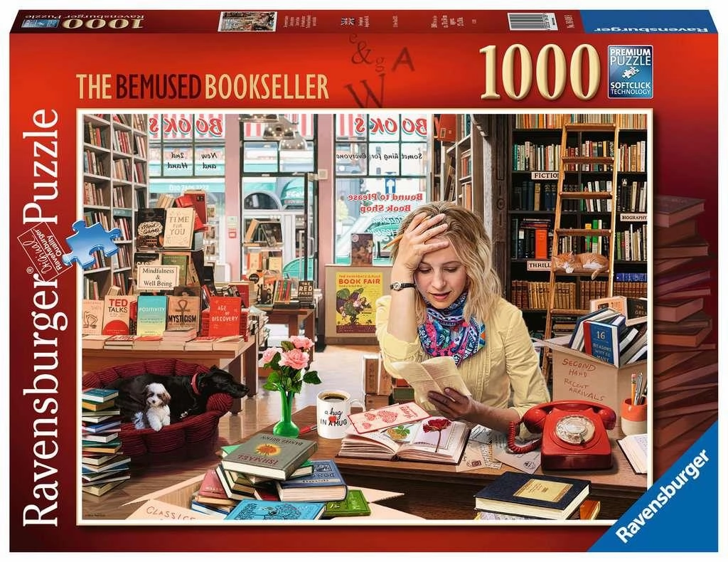 Ravensburger The Bemused Bookseller 1000 Piece Jigsaw for Ages 14 & Up