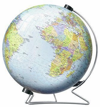 Ravensburger The Earth 550 PC 3D Globe Puzzle on V-Stand for Ages 10 
