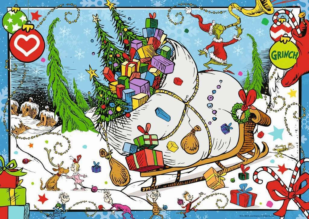 Ravensburger The Grinch 1000 Piece Jigsaw Puzzle for Ages 14 and Up