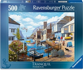 Ravensburger Tranquil Harbour 500 Piece Jigsaw Puzzle for Ages 10 & Up