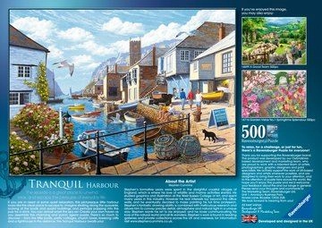 Ravensburger Tranquil Harbour 500 Piece Jigsaw Puzzle for Ages 10 & Up