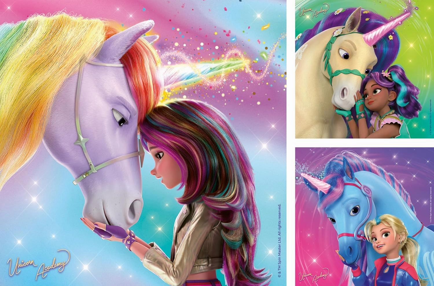 Ravensburger Unicorn Academy 3 x 49 Piece Jigsaw Puzzles for Ages 5 