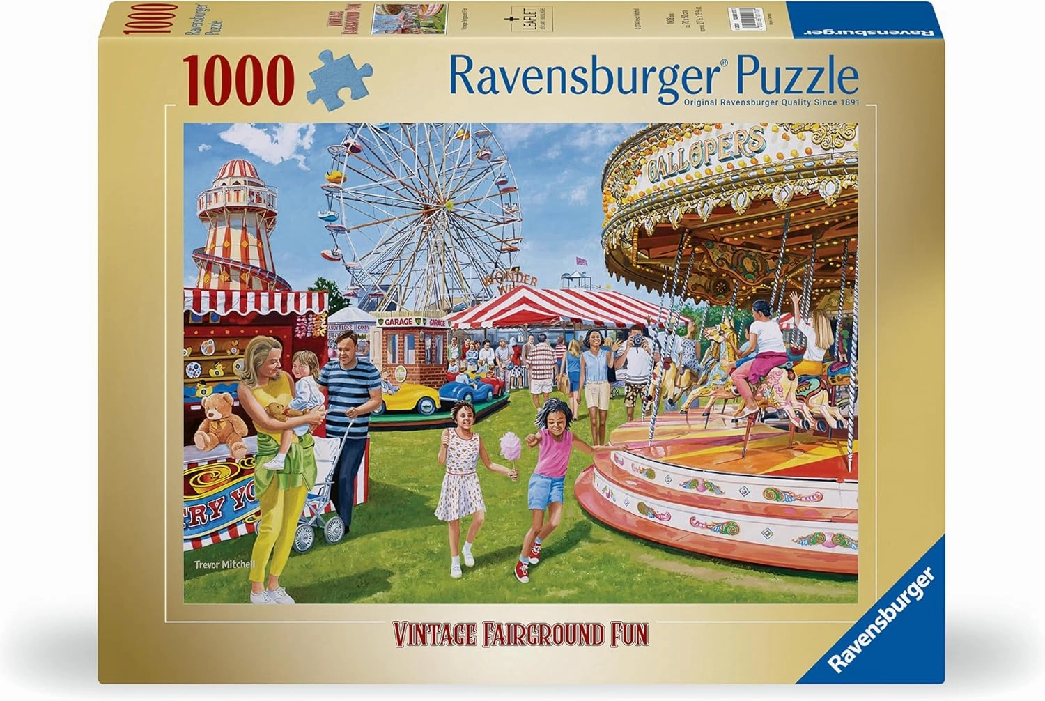 Ravensburger Vintage Fairground Fun 1000 Piece Jigsaw for Ages 14 & Up