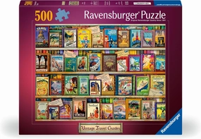 Ravensburger  Vintage Travel Guides 500 Piece Jigsaw for Ages 10 & Up