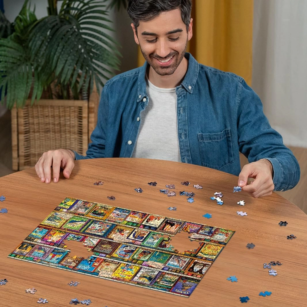 Ravensburger  Vintage Travel Guides 500 Piece Jigsaw for Ages 10 & Up
