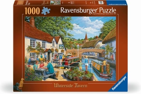 Ravensburger Waterside Tavern 1000 Piece Jigsaw for Ages 14 & Up