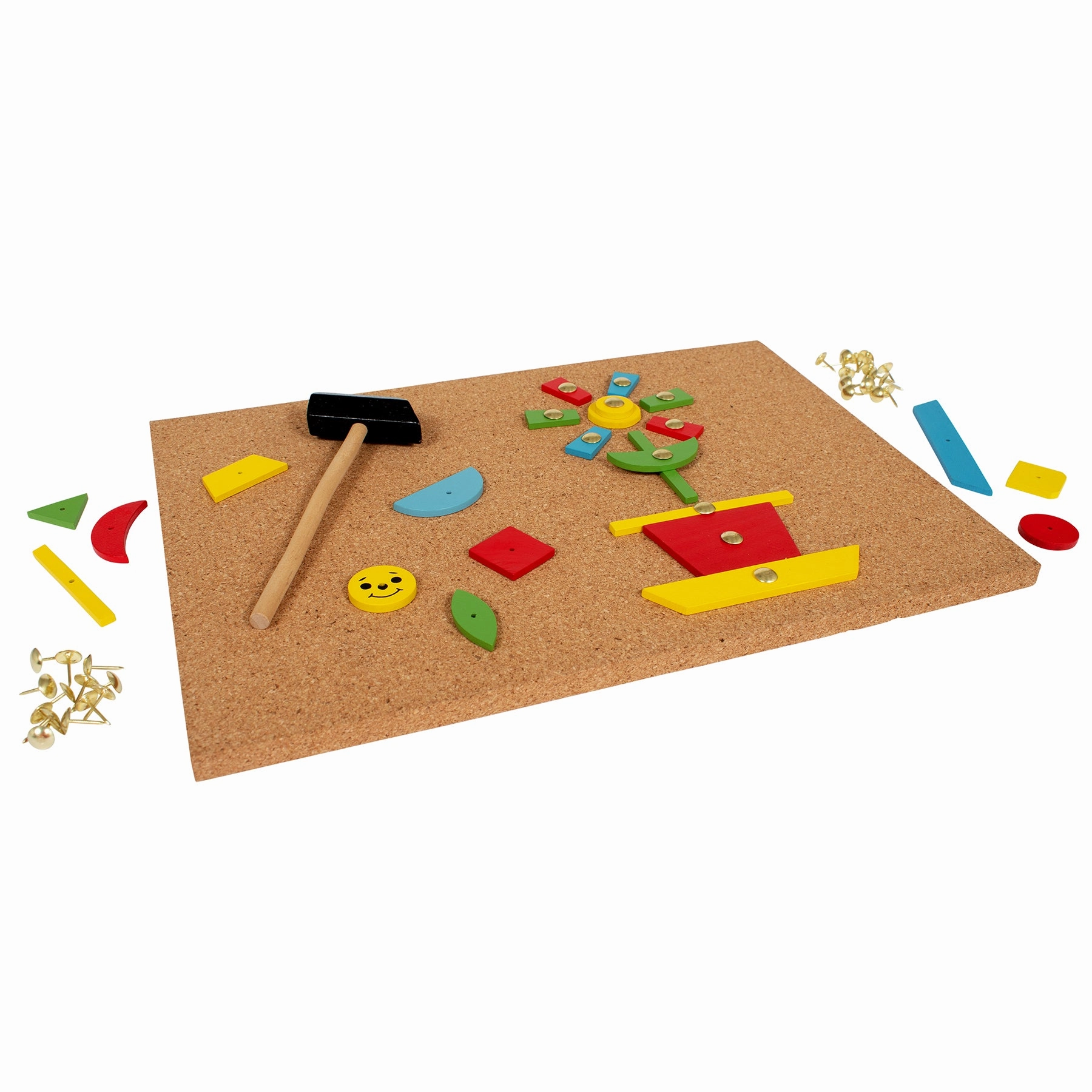 READY 2 LEARN Creative Hammer & Tack Design Set - Multicolor