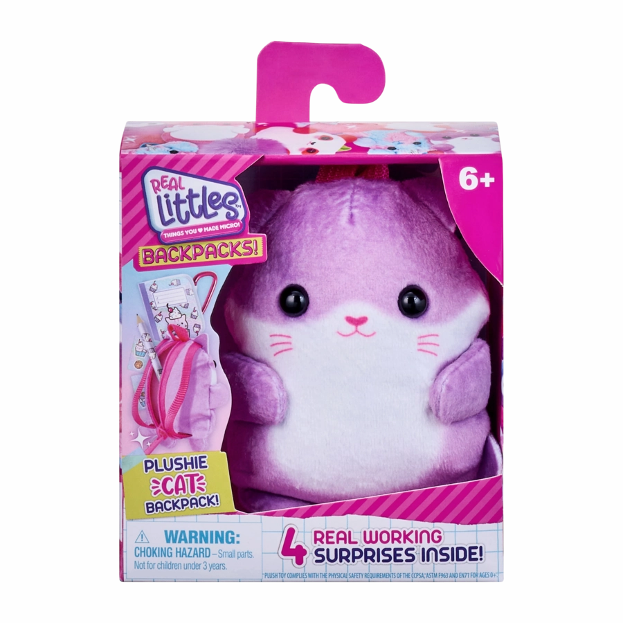 Real Littles Series 7 Plushie Pet Backpack Single Pack