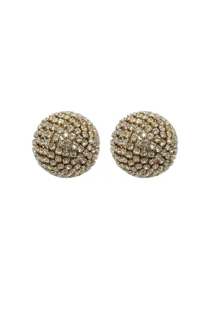 Rhinestone Balls - Gold