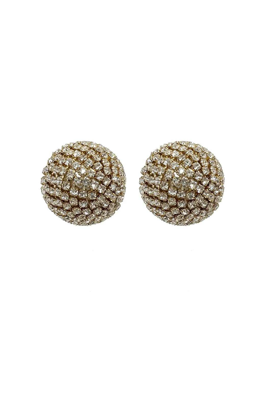 Rhinestone Balls - Gold