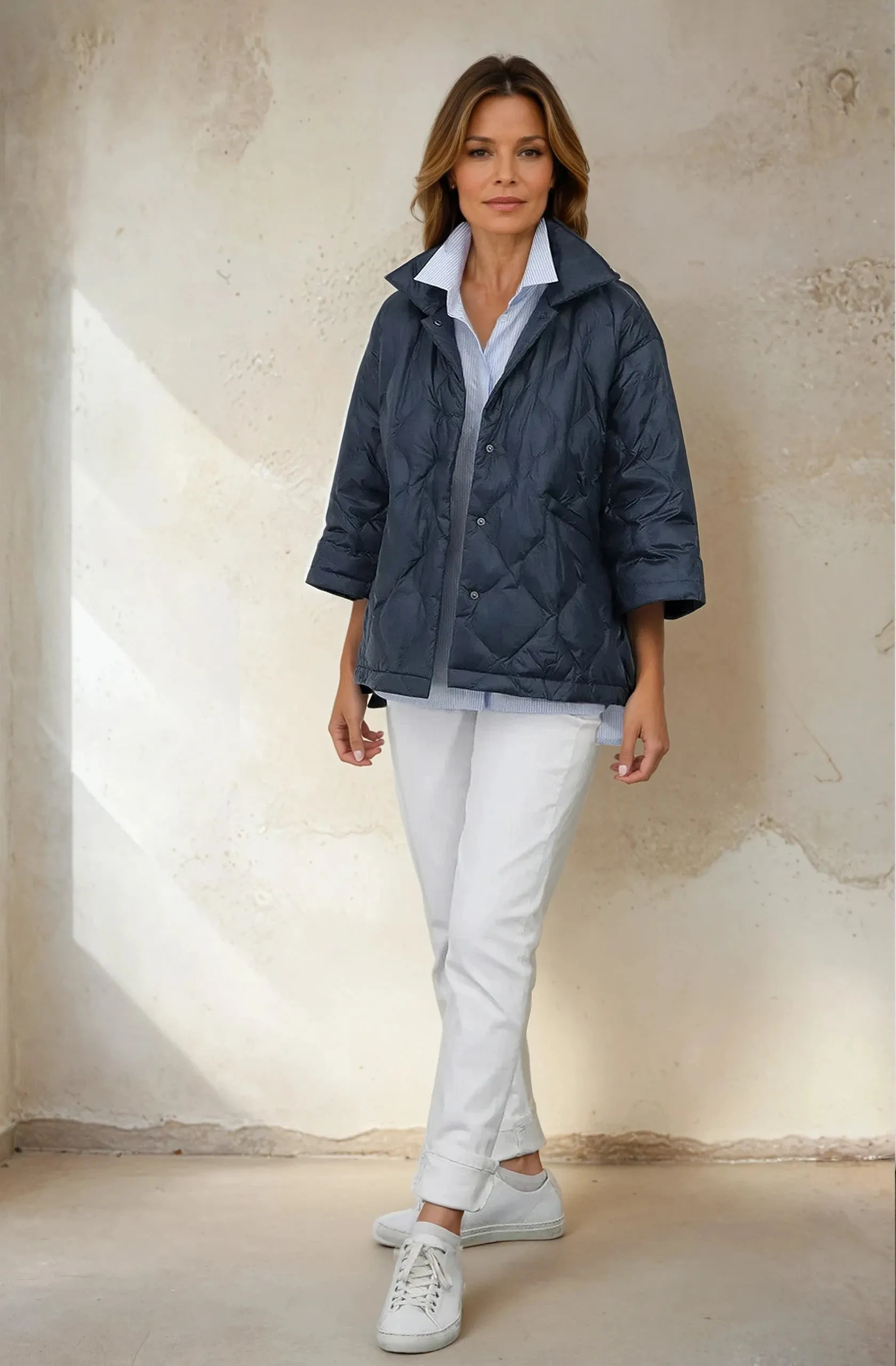 RIMINI CROP GOOSE DOWN JACKET