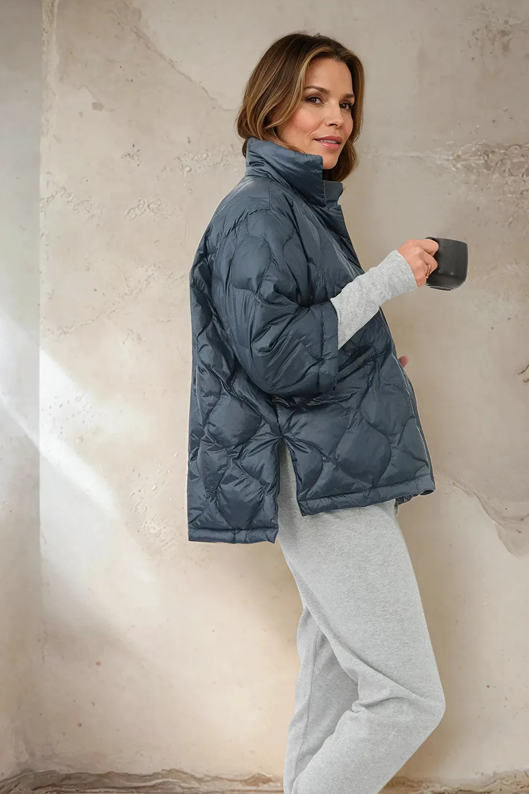 RIMINI CROP GOOSE DOWN JACKET