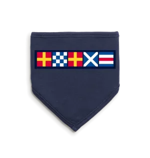 R.N.R.M.C Flag Logo Baby Bandana Bib