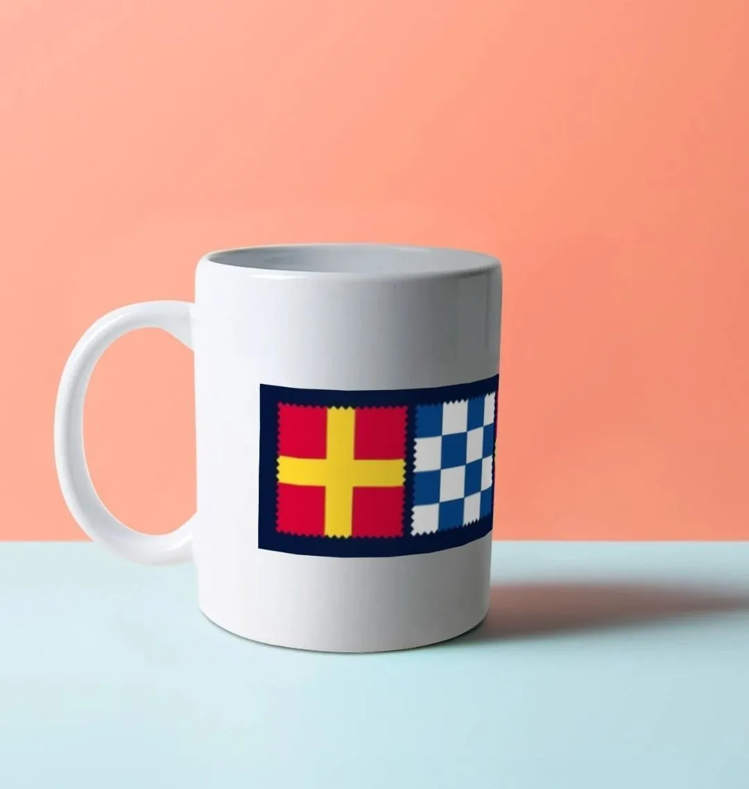 R.N.R.M.C Flag Logo Ceramic Mug